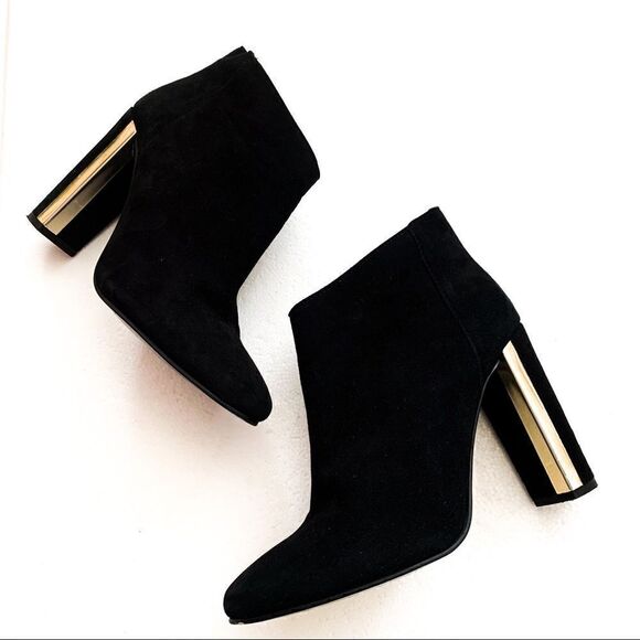 Topshop Suede Ankle Boots - Picture 1 of 6